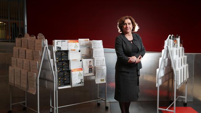 Jenny Dodd Chief Executive Officer TasTAFE at the Campbell Street campus in Hobart. Picture: NIKKI DAVIS-JONES