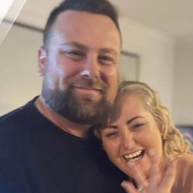 Julie 'Julez' Seed pictured with her fiance Chris Smith. Picture: Supplied