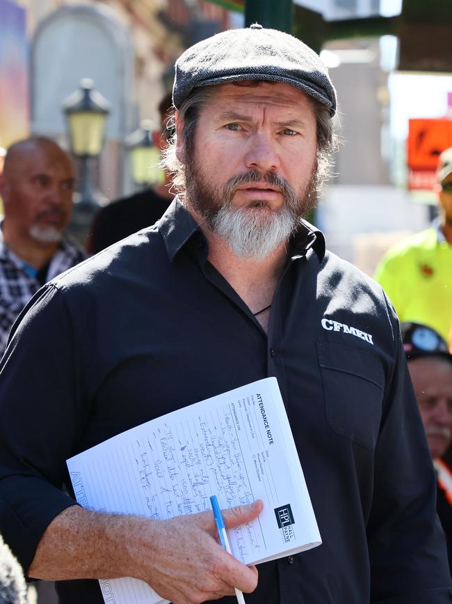 Former CFMEU national president Jade Ingham. Picture: Tertius Pickard/NewsWire