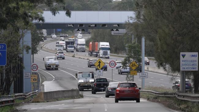 The state’s highest toll payers are overwhelmingly based in western Sydney and the Central Coast. Picture: NewsWire Handout