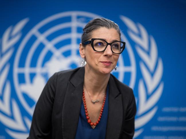 UN Special Rapporteur on the Rights Situation in the Palestinian Territories Francesca Albanese. Picture: AFP