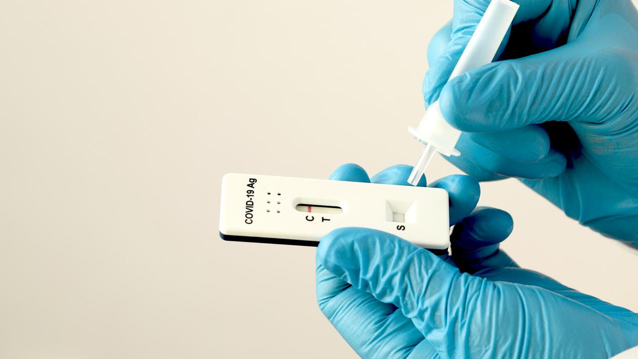 Rapid antigen test for COVID-19.