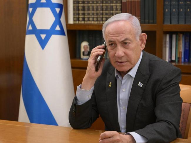 Prime Minister Benjamin Netanyahu spoke this evening with US President-elect Donald Trump and thanked him for his assistance in advancing the release of the hostages and for helping Israel bring an end to the suffering of dozens of hostages and their families. Picture: X