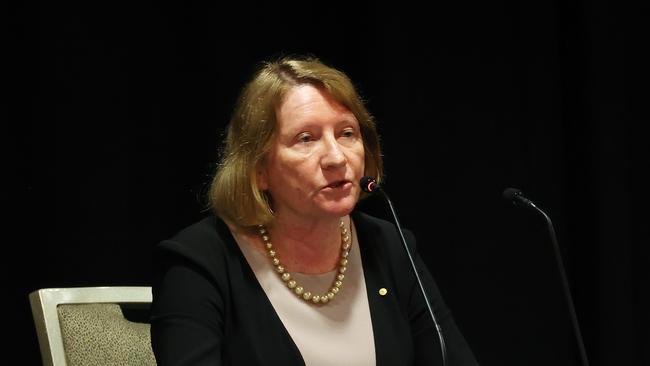 Catherine Holmes AC SC, Royal Commissioner, during the Robodebt hearings.