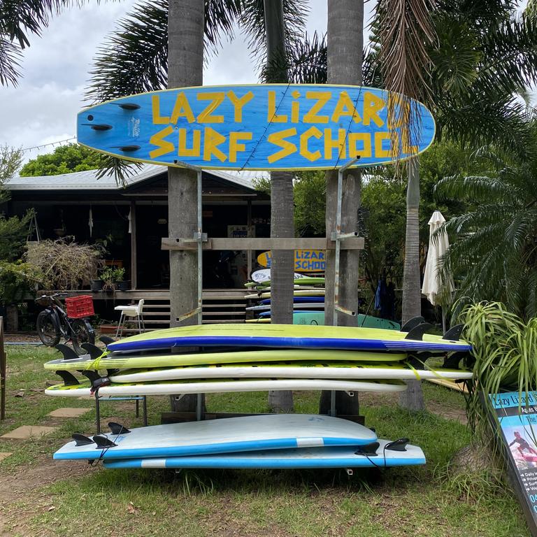 Lazy Lizard Surf School's owner Angie Parker said the business would begin offering group classes as visitors are returning to Agnes and 1770 in droves. Picture: Nilsson Jones