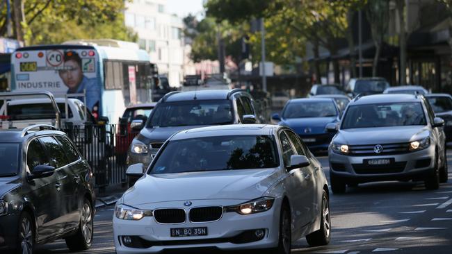 Military Rd is one of the worst traffic snarls in Sydney. Picture: Adam Ward