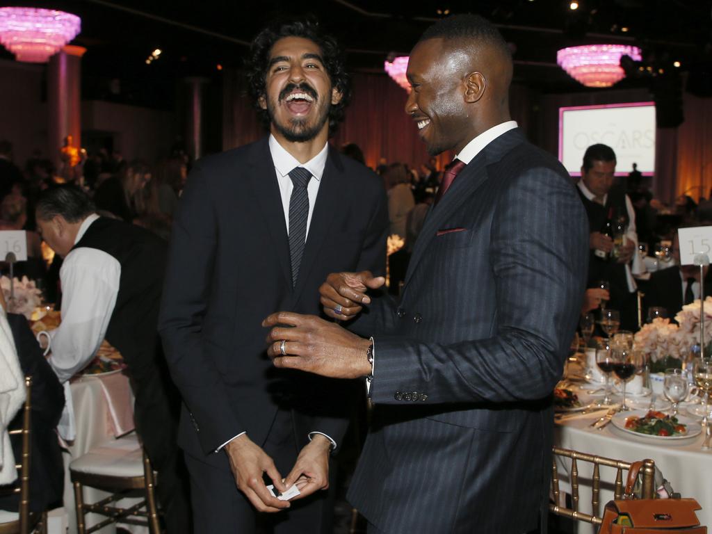 Dev Patel and Mahershala Ali attend the 89th Annual Academy Awards Nominee Luncheon at The Beverly Hilton Hotel on February 6, 2017 in Beverly Hills, California. Picture: AP