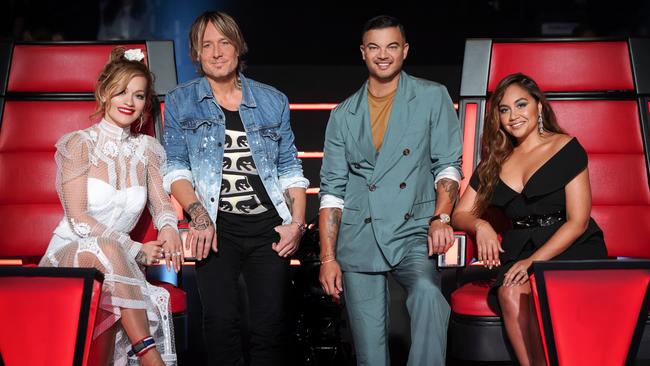 The Voice coaches Rita Ora, Keith Urban, Guy Sebastian and Jessica Mauboy, will be returning to the show in 2022.