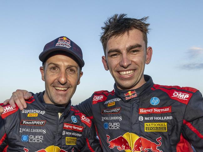 Broc Feeney and Jamie Whincup win the 2023 Penrite Oil Sandown 500, Event 9 of the Repco Supercars Championship, Sandown, Melbourne, Victoria, Australia. 17 Sep, 2023.