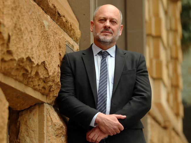 The former Climate Commissioners Prof Tim Flannery, Mr Gerry Hueston and Professor Will Steffen (grey beard) will continue their work launching a new independent not for profit organisation, the Climate Council photographed in Sydney, 24 September, 2013. Pic - Sam Mooy Picture: Mooy Sam