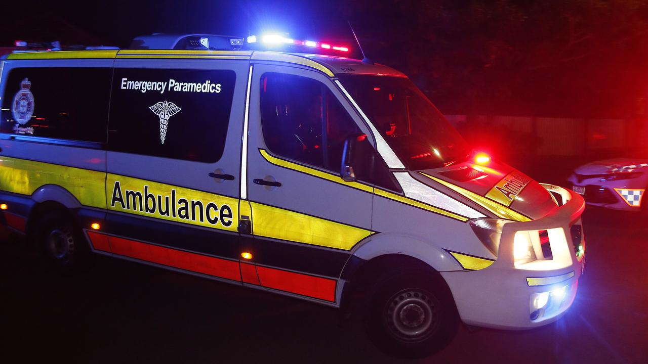 Motorcyclist critical after collision with car