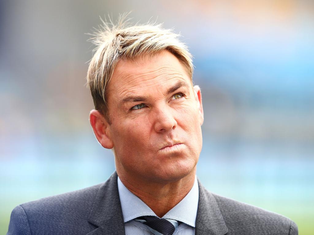 Times have changed for Shane Warne.