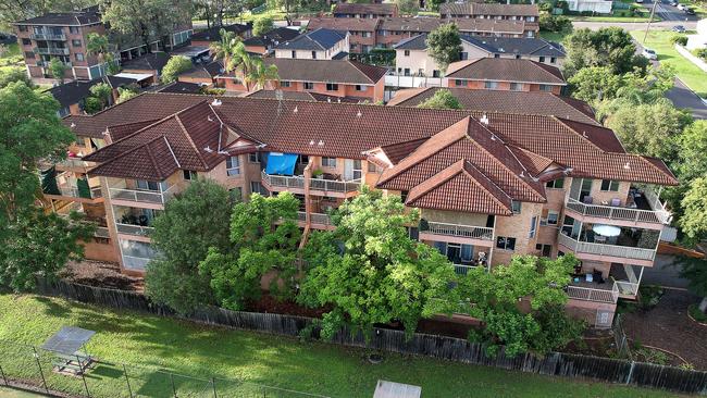 The housing commission block of units located at Levitt st Wyong. Picture: John Grainger