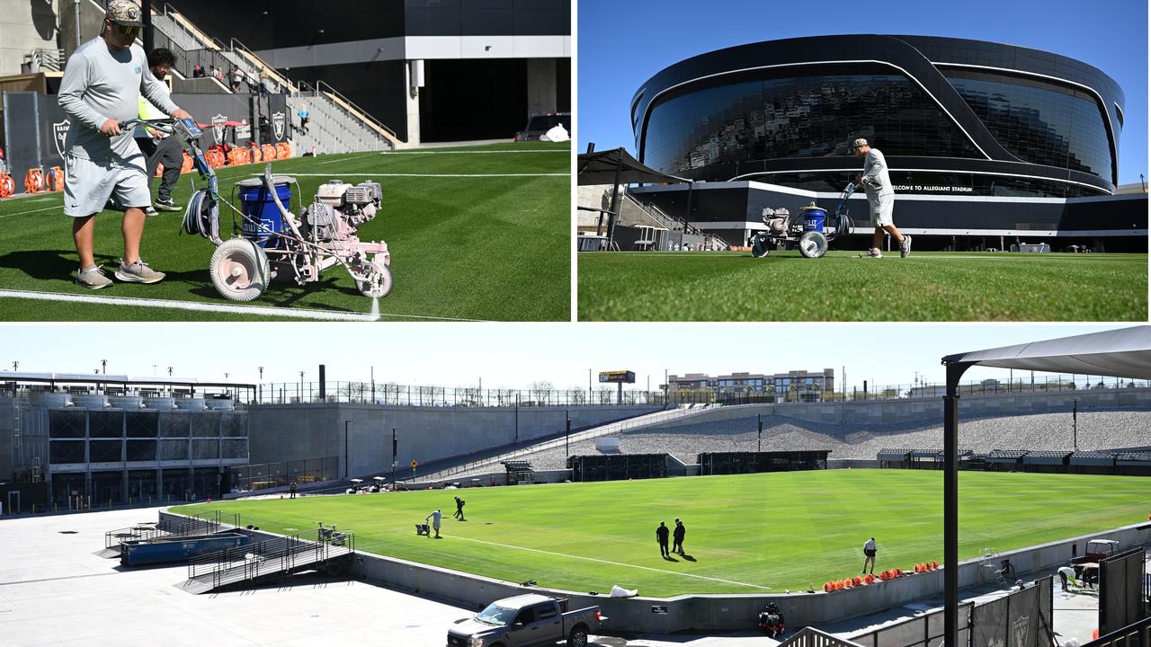 Watch: NRL Field Rolls Into Allegiant Stadium For Round 1 Las Vegas ...