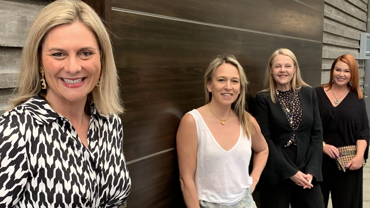 WOMEN'S WAY: Noosa Mayor Clare Stewart, Kelly Hannah Carthy, Noosa MP Sandy Bolton, and Carlie Wacker at the Mingle with the Mayor Luncheon.