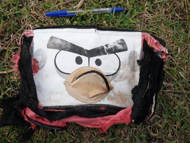 Another of the 20 personal items found near suspected MH370 wreckage. Picture: Blaine A Gibson