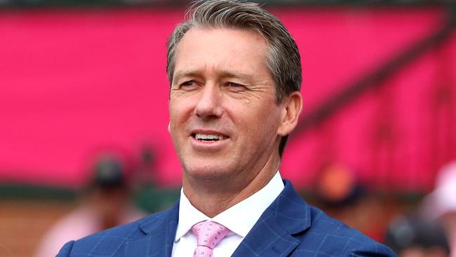 Former Australian cricketer Glenn McGrath is going into bat for local brands. Picture: AAP