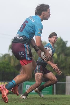 Tate Funk Mackay Cutters vs Townsville Blackhawks Cyril Connell Saturday 22 February 2025 Picture:Michaela Harlow
