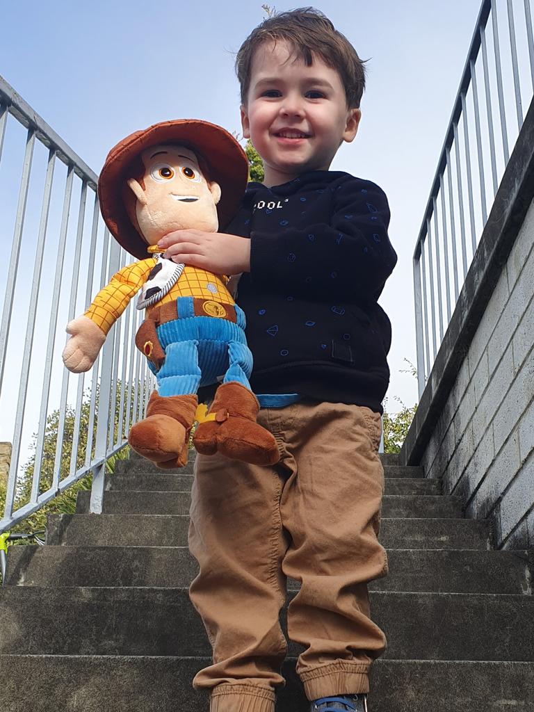 28/07/2019 - Joseph Aniken MorganTaking a trip with Woody. Picture: Tayla Evans