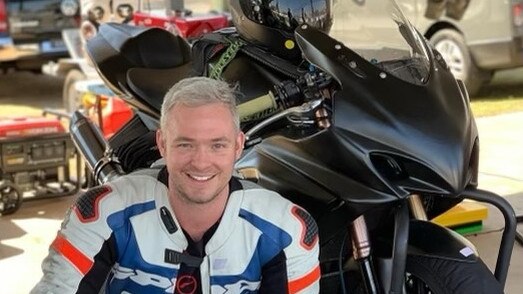 Kyle Maher, 32, is being remembered as a bright and talented young man after he was tragically killed in a motorbike crash at Morgan Park Raceway in Warwick. Picture: contributed