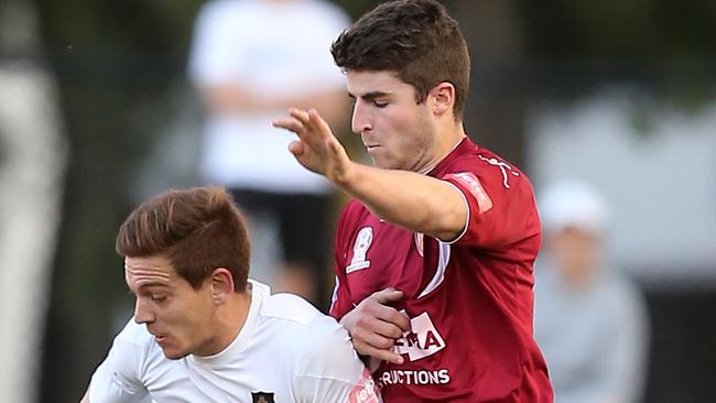 Skipper Eli Luttmer netted a 90th-minute equaliser for FC Bulleen Lions Picture Yuri Kouzmin