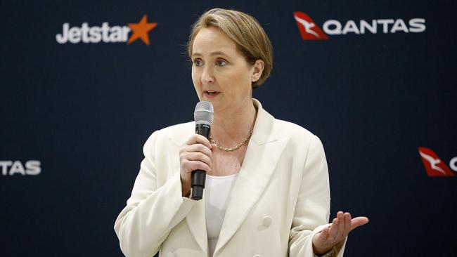 Qantas CEO Vanessa Hudson has been working to keep everyone onside. Picture: John Appleyard/NewsWire