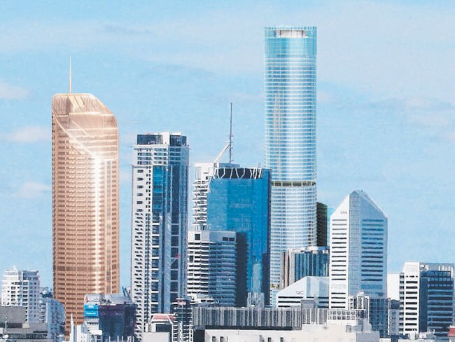 Brisbane city skyline Pic Jamie Hanson