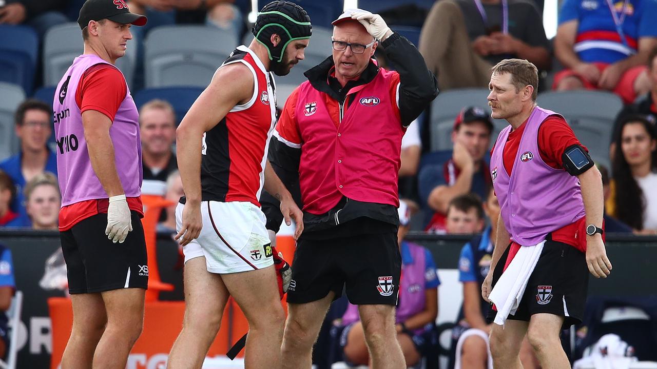 Paddy McCartin dealt with his diabetes during his time at St Kilda. Picture: Getty Images