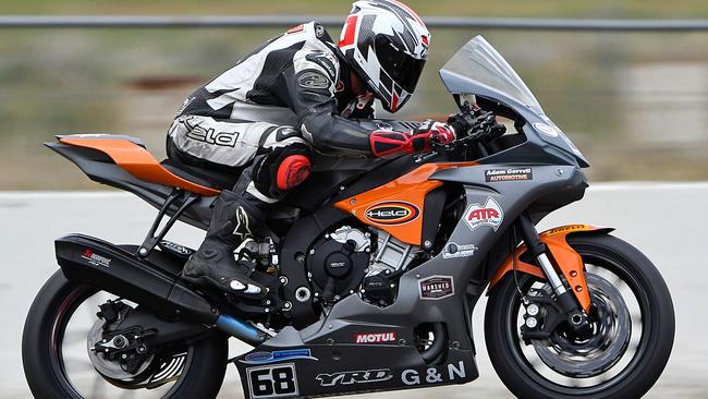 Mitch Levy of Dural at the opening round of the 2018 Australian Superbike Championship at the Phillip Island circuit.