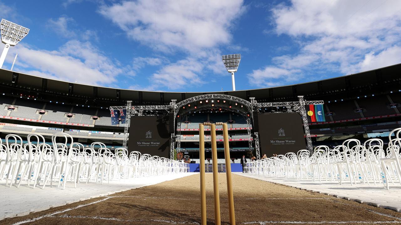 Former Australian Cricketer Shane Warne Farewelled In State Memorial Service