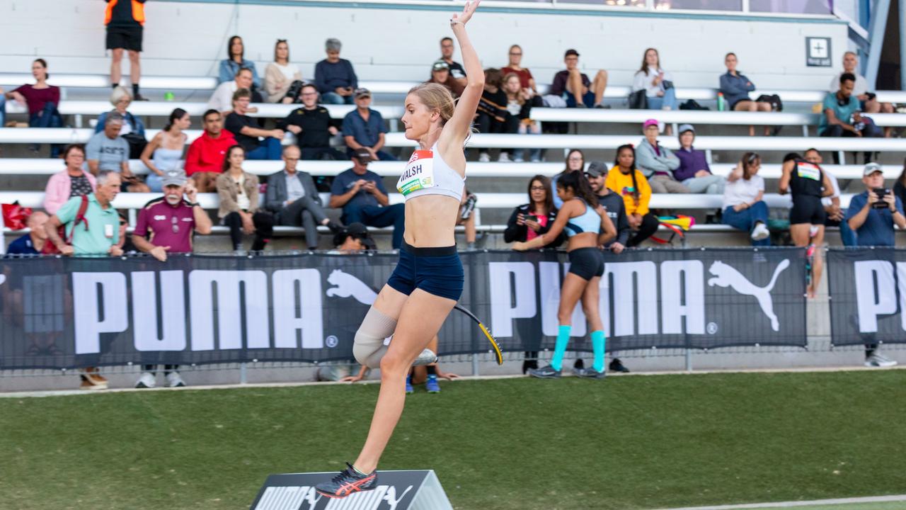 Long-jumper Sarah Walsh is competing at her second Paralympics.