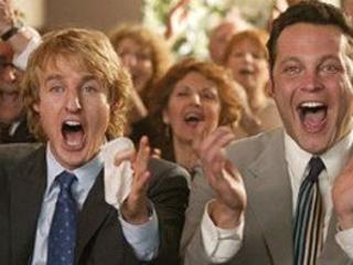 Wedding Crashers (2005) movie still, actors Owen Wilson and Vince Vaughn, for Attitude