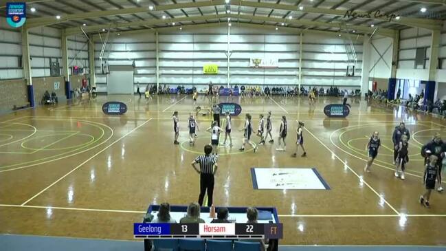 Replay: Basketball Victoria Under-12 Country Championships - Geelong United v Horsham Hornets (Girls)