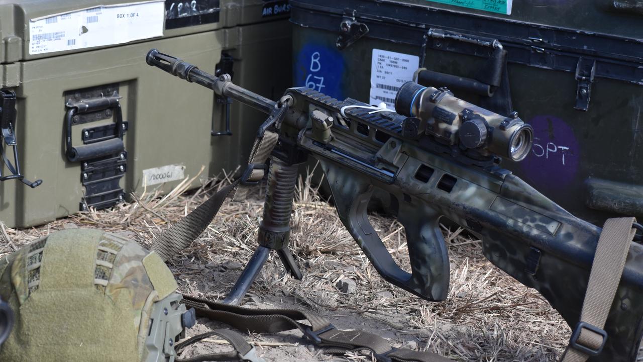 Weapons at the Shoalwater Bay Training Area for Exercise Diamond Walk 2021.