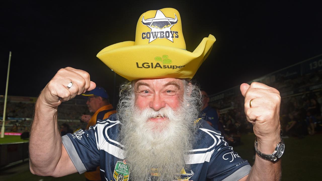 Socials from the North Queensland Cowboys v Parramatta Eels NRL game from 1300 Smiles Stadium. Jim Manser. Picture: Zak Simmonds