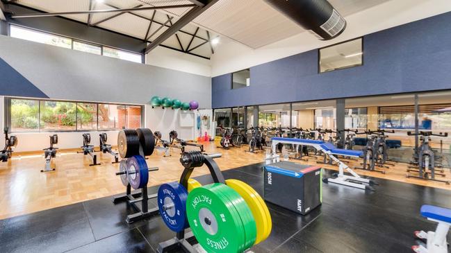 Seymour College’s sports centre includes a state-of-the-art strength and conditioning room. Picture: Supplied