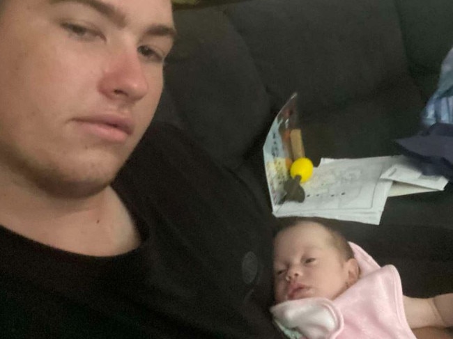 Rockhampton father Tyron Peter Donald Grealy, 20, has been charged with one count of murder following the death a two-month-old baby on January 22.