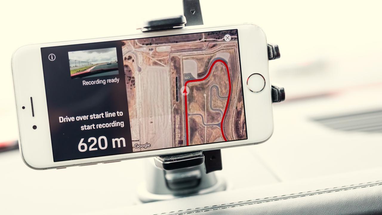 The new app lets you record all your driving data and gives you advanced telemetry.