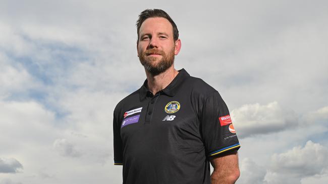 Sandringham coach Jake Batchelor. (Photo by Morgan Hancock/AFL Photos via Getty Images)