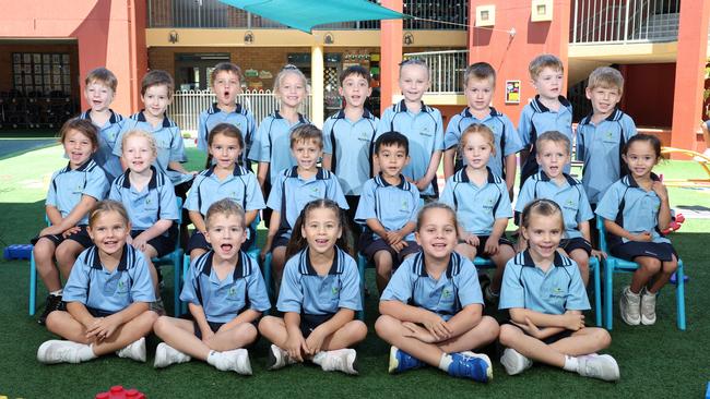 My First Year: Marymount Primary School Prep P. Back Row - Seb, Hayden, Harrison, Charlotte, Teddy, Sienna, Cooper, Lachlan, Kingston. Middle Row - Olivia, Coco, Marley, Archie, Timmy, Penny, Jack, Bliss. Front Row - Aubrie, Max, Eva, Sonny, Elena. Picture Glenn Hampson