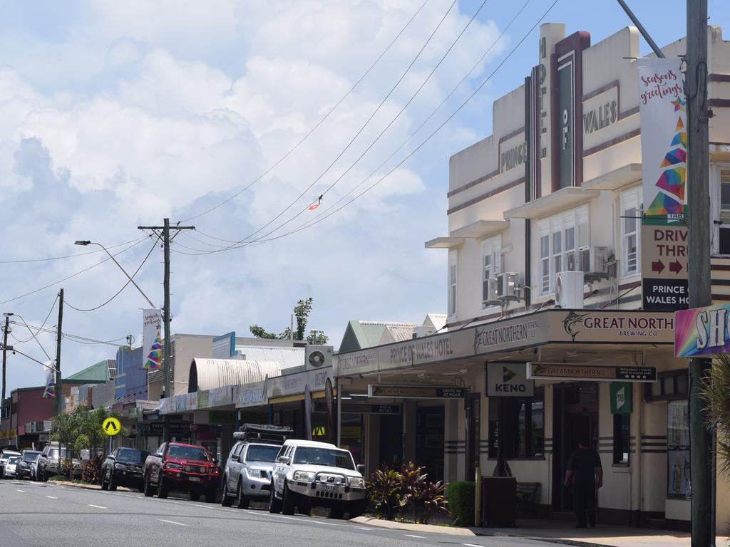 The historic Prince of Wales Hotel along Proserpine’s Main St.