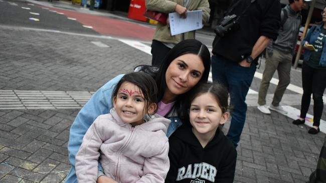 Families & friends enjoy a Friday night out at the Unlock the Block event at Darcy Doyle Place, Ipswich, on August 12, 2022. Picture: Peta McEachern