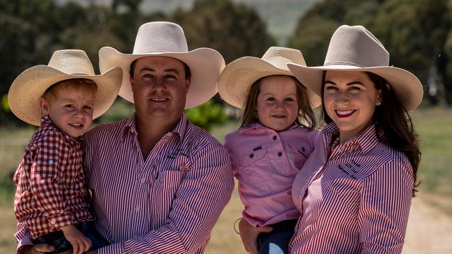 PharmOnline founder Anna Barwick with her family.