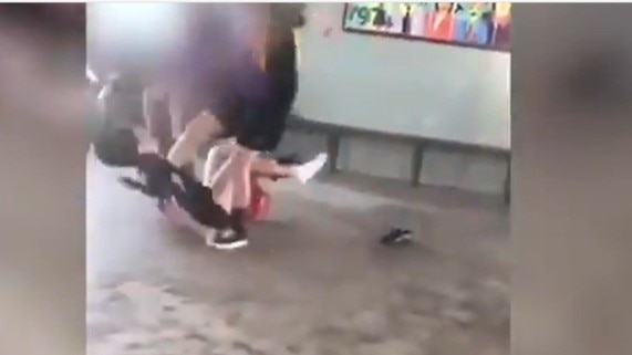 A Bundaberg school fight in 2019 was captured and shared on social media.