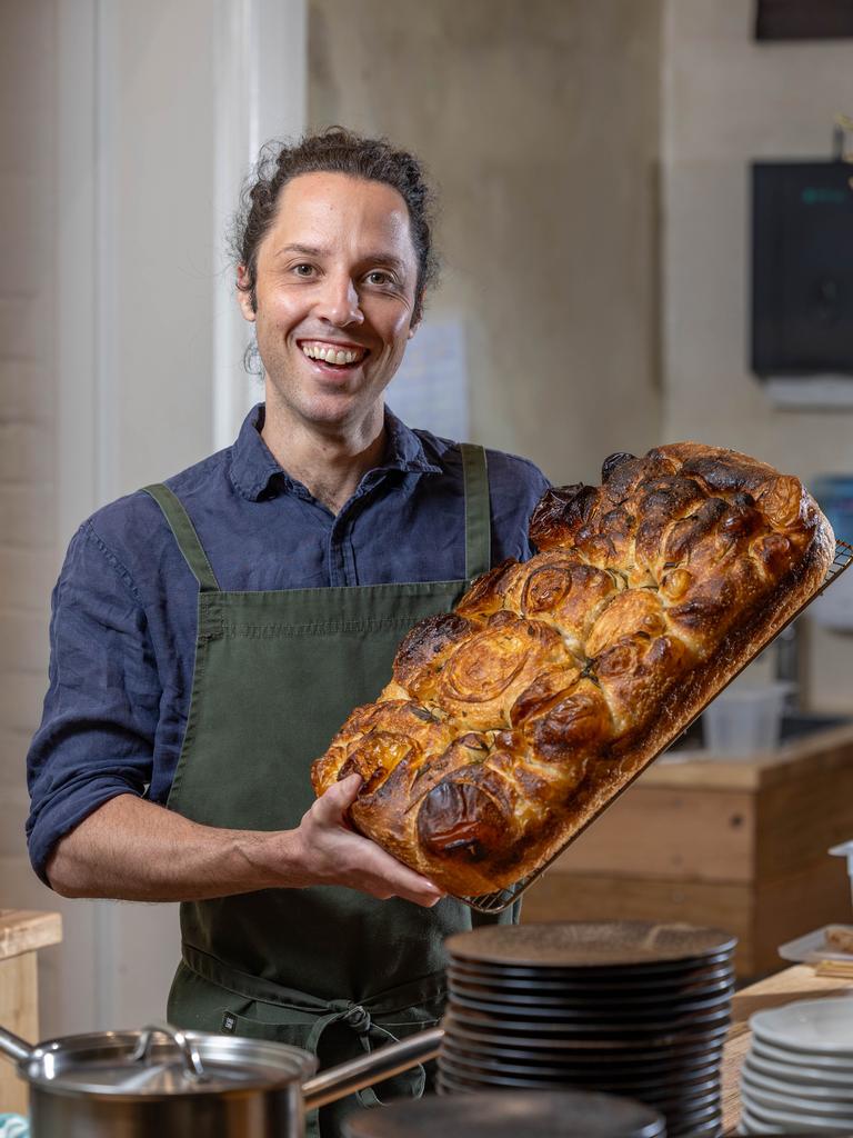 Ondeen’s head chef, Kane Pollard. Picture: Ben Clark.