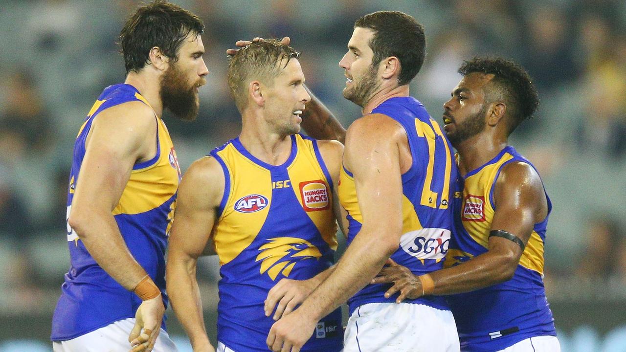 Mark LeCras, Josh Kennedy and Jack Darling are all set to return for West Coast. (Photo by Michael Dodge/Getty Images)
