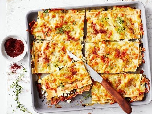 Gozleme tray bake.