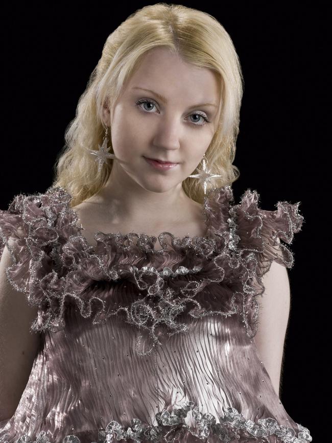 Irish actor Evanna Lynch played Luna Lovegood in the Harry Potter franchise.