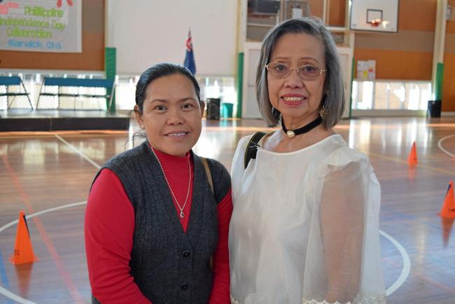 Herself a migrant, Fiori Cruz (right) has a passion for wroking with refugees. Picture: Nicole Zurcas