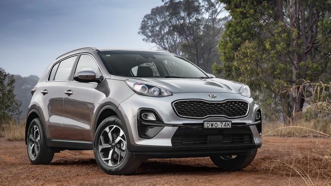 Family discount: The Kia Sportage can be had with drive-away deals.